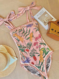 Fashionkova One Piece Swimsuit Sexy High Cut Swimwear Women Push Up Bodysuits Summer Padded Bathing Suit Women One Piece Swim Wear