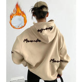 Fashionkova  Vintage Gray Oversize Hoodies Women Harajuku Hip Hop Embroidery Loose Sweatshirts Long Sleeve Casual Tops Grunge Korean
