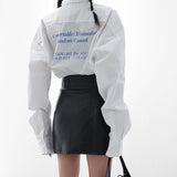 Fashionkova Black Leather Mini Skirt Women Autumn Winter Side Zipper Punk Sexy High Waist Slim PU Pencil Skirt Korean Streetwear