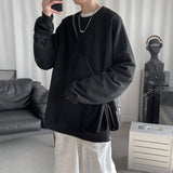 Fashionkova  Men Sweatshirts 2022 Autumn Winter Fashion Solid Color Long Sleeve Pullover Male Korean Harajuku Oversized Hoodies Streetwear