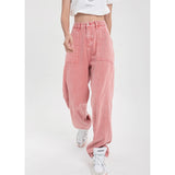 Fashionkova  Pink Woman's Jeans High Waist 2023 Summer Wide Leg Denim Trouser Baggy Streetwear Chic Design Ladies Vintage Straight Jean Pants