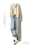 Fashionkova  Autumn And Winter 100% Wool Cashmere Sweater Women's Self-Cultivation Half High Neck Cardigan Warm Knitted Sweater Women