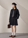 Fashionkova Casual Tie Retro Loose Hooded Sweater for Women 2025 Autumn New American Style Cozy Wind All-match Top Hoodies Female