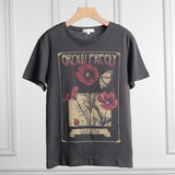 Fashionkova  Plant&Flower Graphic T-Shirts Woman Summer Short Sleeve O Neck Cotton Tee-Shirts Femme Casual Vintage Tshirts Tops