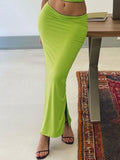 Fashionkova  2022 Summer Y2K Skinny Dress Sets Women Elegant Beach Strapless Crop Top Midi Skirt Set 2 Piece Sexy Co-Ord Sets Outfits