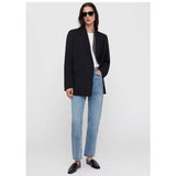 Fashionkova   New Suit Women's Clothing Double-breasted Suit Jacket Casual Commuting Mid-length Career Suits Outerwear Women Clothing