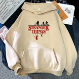 Fashionkova  Women Harajuku Hoodies Stranger Things Print Casual Long Sleeve Sweatshirts Streetwear Winter Fashion Oversized Hoodie Sudadera