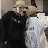 Fashionkova  Autumn Women Sweatshirts Couple Harajuku Streetwear Anime Printed Oversized Hoodies Men Y2K Hip Hop Long Sleeve Hooded Pullovers