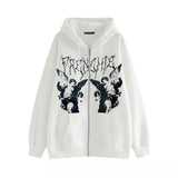 Fashionkova  Women Y2k Aesthetic Angel Printed Hoodies Sweatshirts Autumn Winter Gothic Vintage Streetwears Jackets Female Clothing Oversized