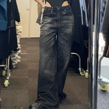 FashionKova - Vintage Black Wash Baggy Boyfriend Jeans