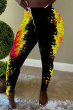 Fashionkova - Ombre Zipper Fly High Print pencil Pants Bottoms