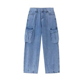 FashionKova - High Street Pocket Baggy Cargo Jeans