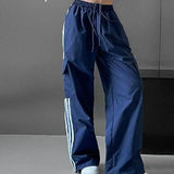 FashionKova - Pocket Side Stripe Sweatpants