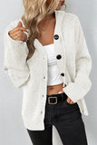 Fashionkova - Caramel Colour Casual Solid Buttons Hooded Collar Tops